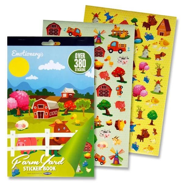 380+ Sticker Book - Farm Yard