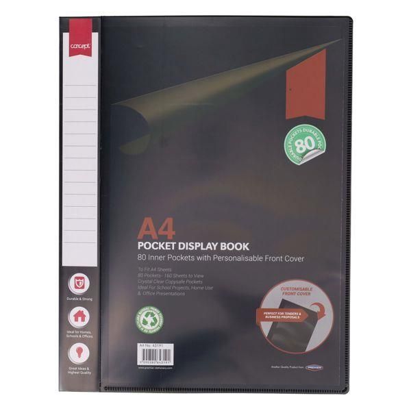 A4 80 Pockets Display Book