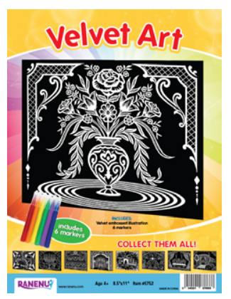 Flower velvet art S752