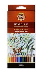 MONDELUZ 12 AQUA W/SOLUBLE PENCILS