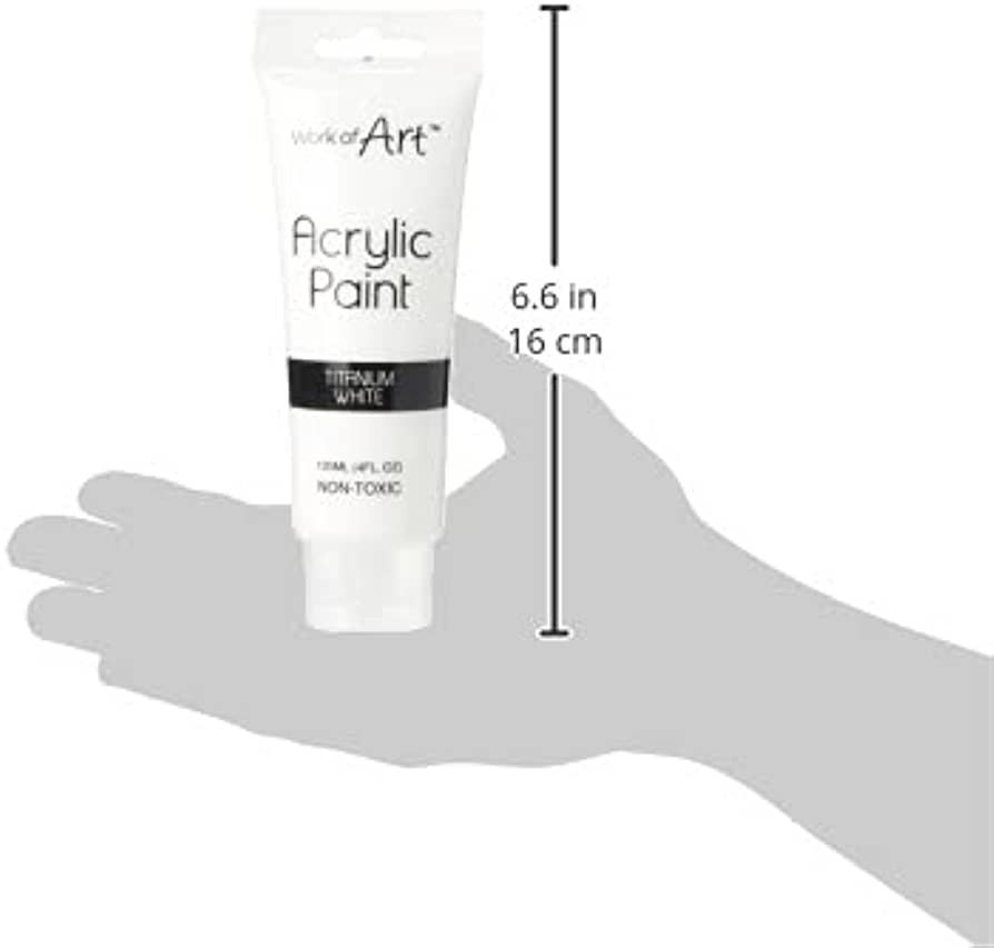 WHITE ACRYLIC PAINT 120ML