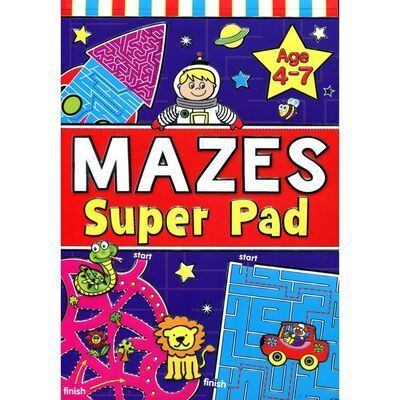 MAZES SUPER PAD BOOK