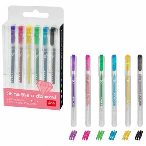 Shine Like A Diamond - Set Of 6 Glitte