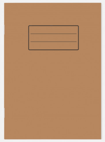 Kraft Exercise Notebook A5 (8X6) 8MM R+M