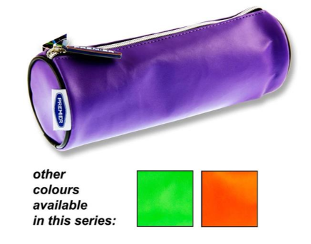 Round Pencil Case Neon 3 Asst.