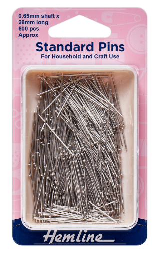 Pins: 28mm: Nickel: 600 Pieces