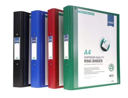 Concept A4 Presentation Ringbinder 4 Ass