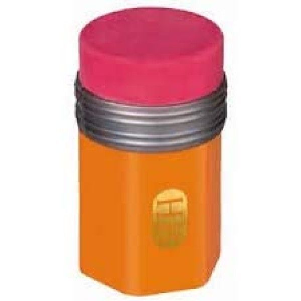 Twin Pencil Sharpener Eraser Topper