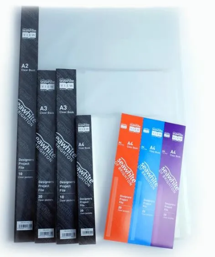 A6 Clear DISPLAY Book, 20 pockets