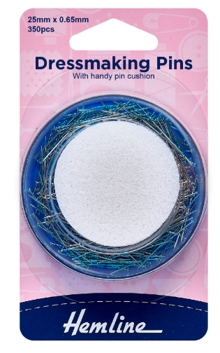 Pins: Dressmakers & Foam Pincushion