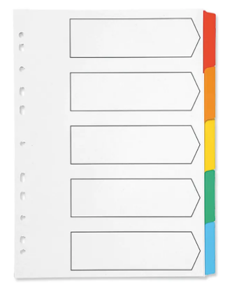 5 PART DIVIDERS MULTY C