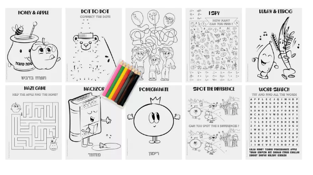 New Year Colouring Set CS-1621