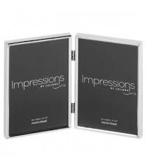 Double Silver Foldable Frame 4x6