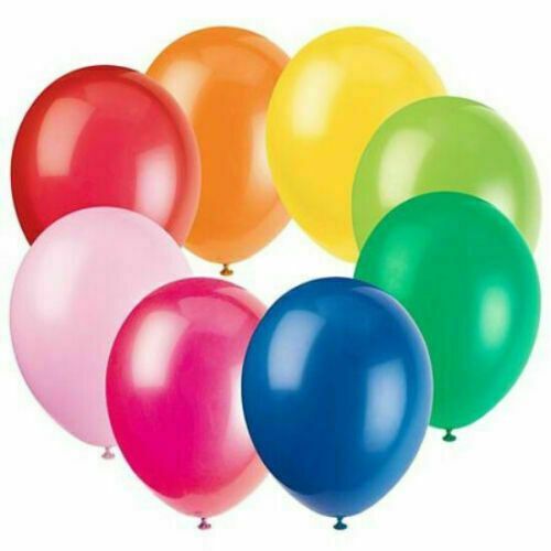 GSD -Party Ballons Astd Col. 12