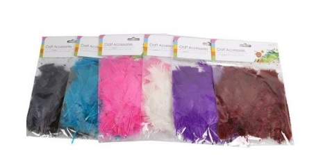 SIL - Craf Feathers Astd Col.