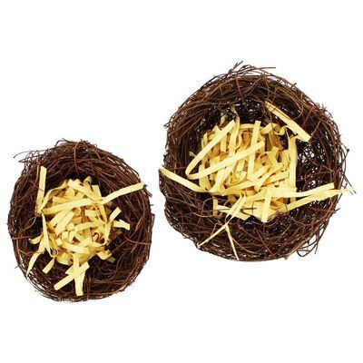 Set Of 2 8.5cm Spring Time Nests