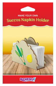wood craft sukkos napkin holder