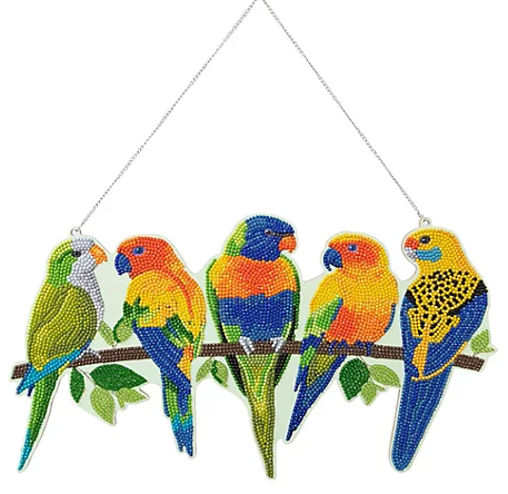 CRYSTAL CRAFT TROPICAL BIRDS