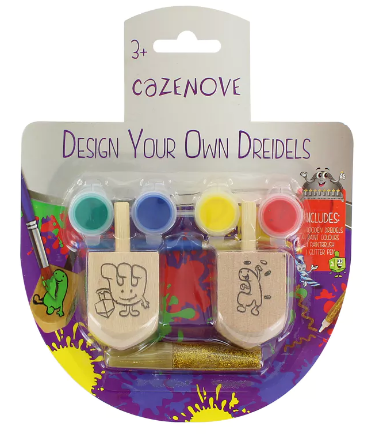 Pack of 2 Design Your Own Dreidels