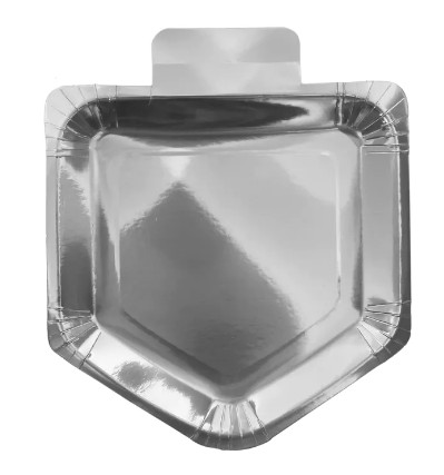 Chanukah Paper Plate SILVER
