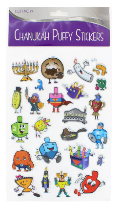 Chanukah Puffy Stickers CS-5603