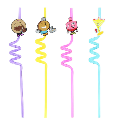 Chanukah Straws STR-505