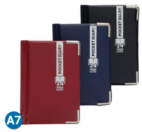 A7 2024 Week To View Pocket Diary