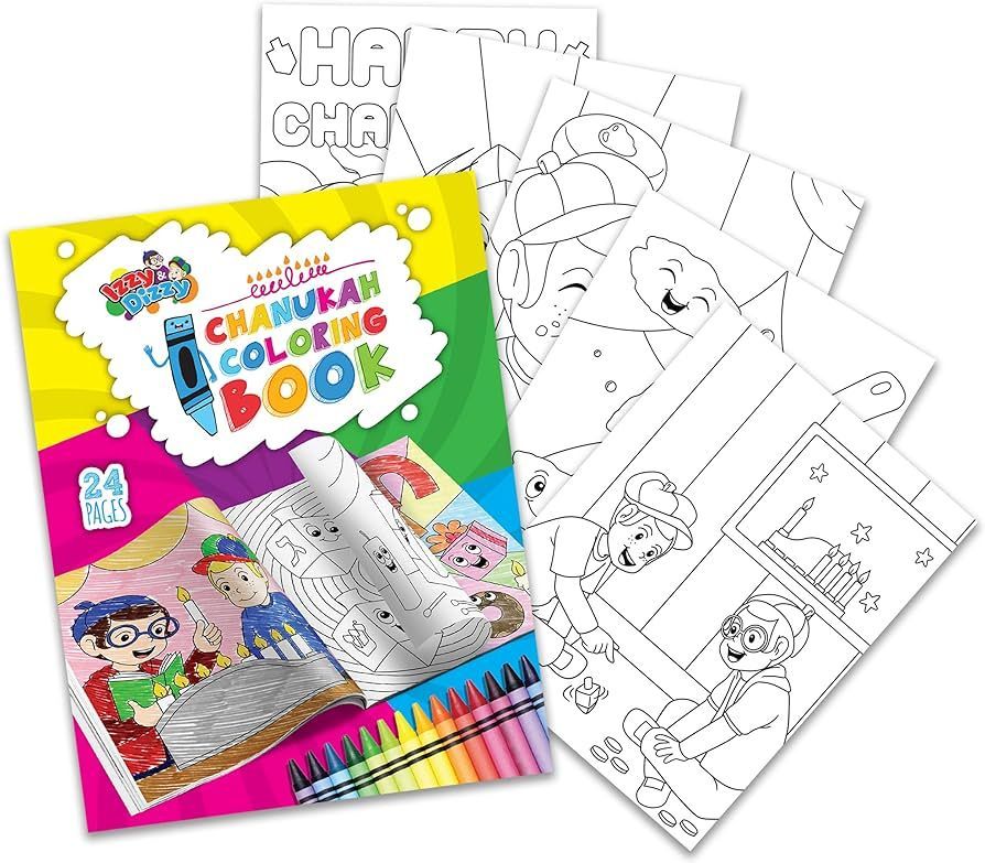 Chanukah Dot to Dot Coloring book