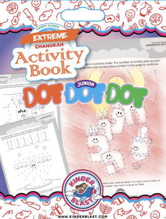 Connect the Dots Activity Book Chanukah