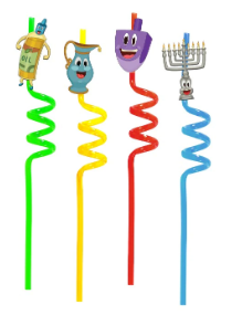 Chanukah Straws busy kinder