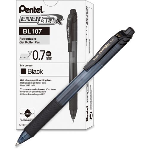 ENERGEL X 0.7 RETRACT BLACK