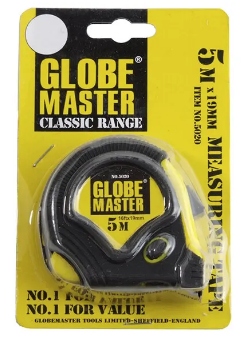 GLOBE MEASURING TAPE 5M (019992)
