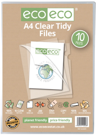 A4 2 SIDE OPEN CUT FLUSH FILES PKT10