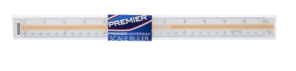Universal 30cm Triangular Scale Ruler