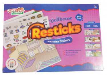 Reusable Stickers Dollhouse