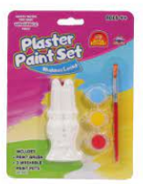 PLASTER PAINT SET SHABBOS CANDLES