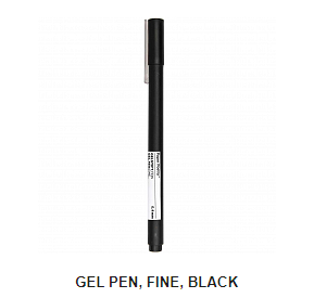 PAPER POETRY GEL PEN, FINE 0.4