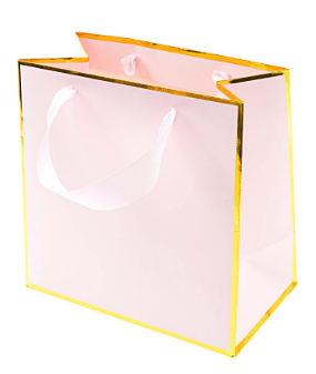 GIFT BAG PINK, GOLD 18/18/10