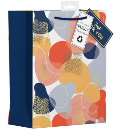 Fluid Shapes Gift Bag Medium