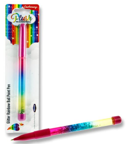 Glitter Rainbow Ballpoint Pen