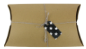 00726 Brown Gift Pillow Box 20x25x5