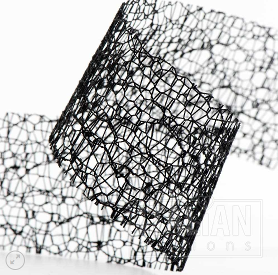 Deco Web Ribbon 38mm x 20m – Black