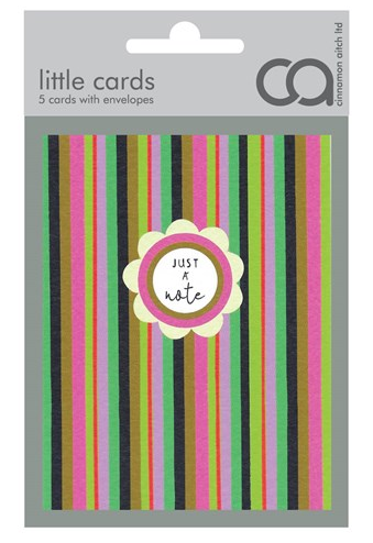 stripes, just a note pack