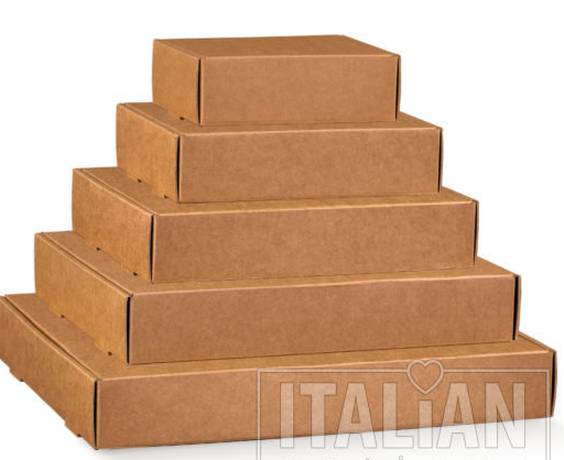 Rustic Kraft Fast Box 155x120x50mm