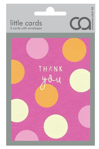 pink spots, thank you, pack