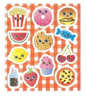 Foodie Face Fun Sticker Sheets