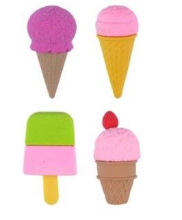Eraser Ice Cream / Lolly Novelty
