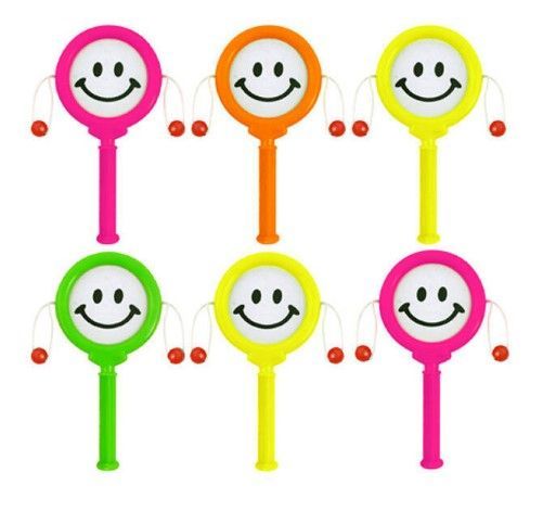10cm Spin Drum Smile Happy Face