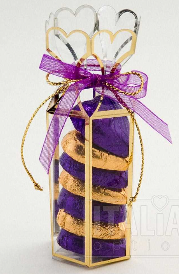 Transparent saccolo gold/silver design 3