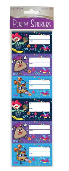 Purim Sticker Labels PS-5309